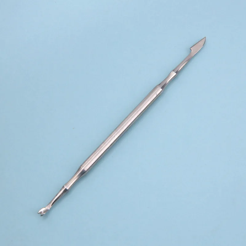 Best quality stainless steel cuticle nail pushers for remover gel polish dead skin