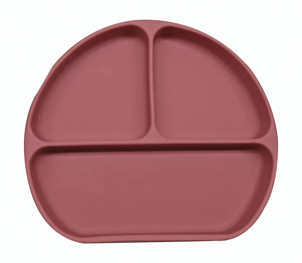 Baby Led Weaning Feeding Silicone Suction Plate Bpa Free Silicon Children Dinnerware Silicone Baby Dinner Tableware