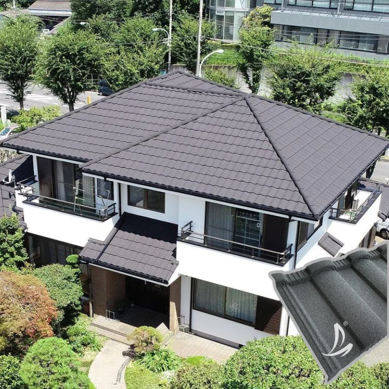 Light Weight Construction Multiple Properties Shingles Roof Sheet Stone Coated Roof Tiles