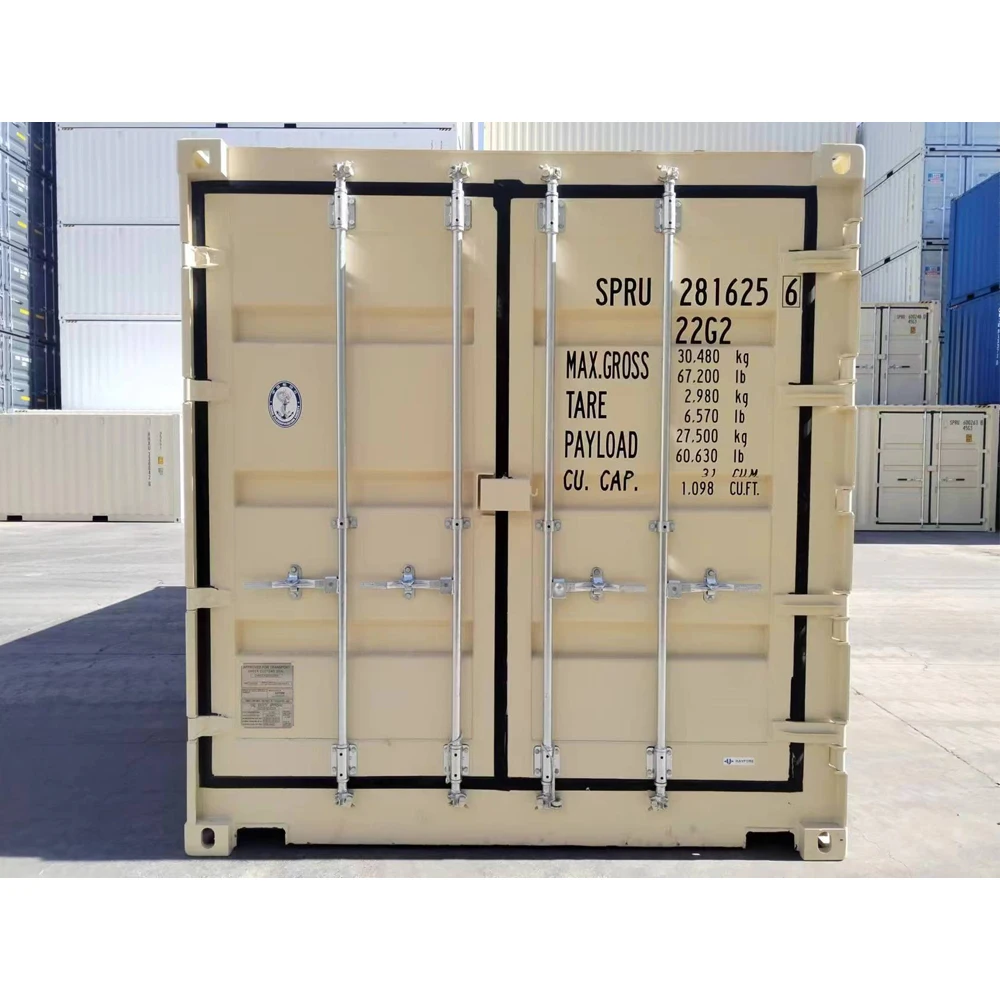 20 FT prefabricated hot sale new design modular Chinese factory customized popular with lock lever door shipping container house