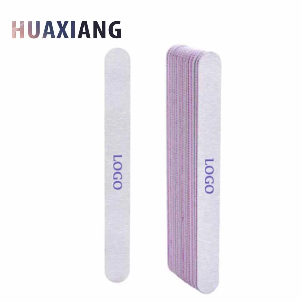 
Wholesale Nail Files Private Label 100 180 Zebra Nail File Custom Logo 