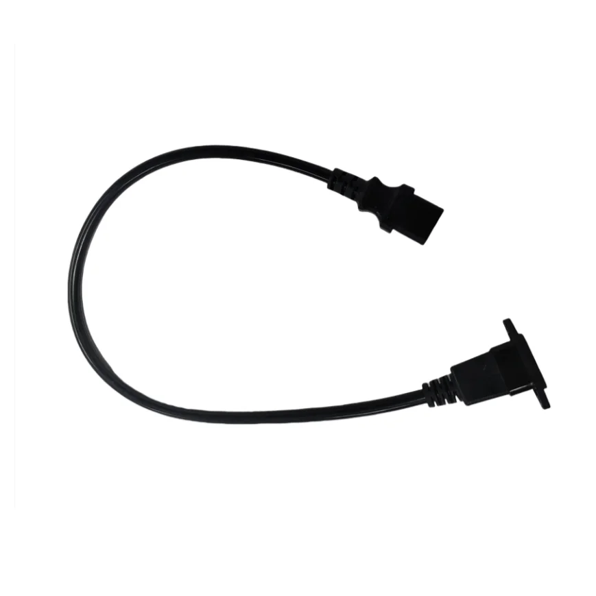 c14-p to c13 power cord three cores black power extension cord power socket  c14-p plug water-proof