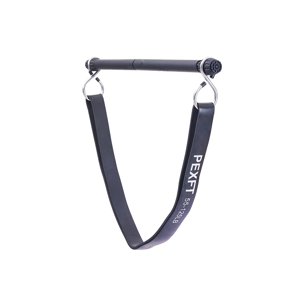 
portable adjustable home gym fitness pilates bar kit resistance band exercise stick 