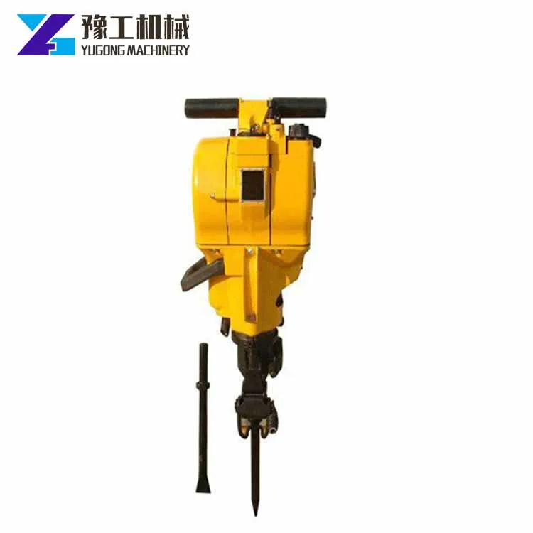 Portable hand held low noise manual mine air leg jack hammer pneumatic jackleg rock drill