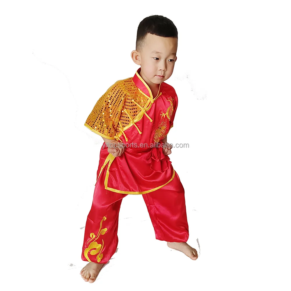 Chinese traditional professional martial arts clothing for children performance