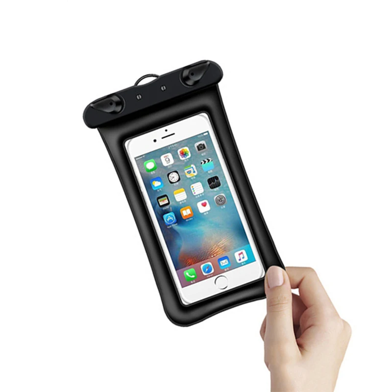 Float Airbag Universal Cover Swimming Diving Underwater Waterproof Mobile Phone Pouch Case Water Proof Smartphone Dry Bag