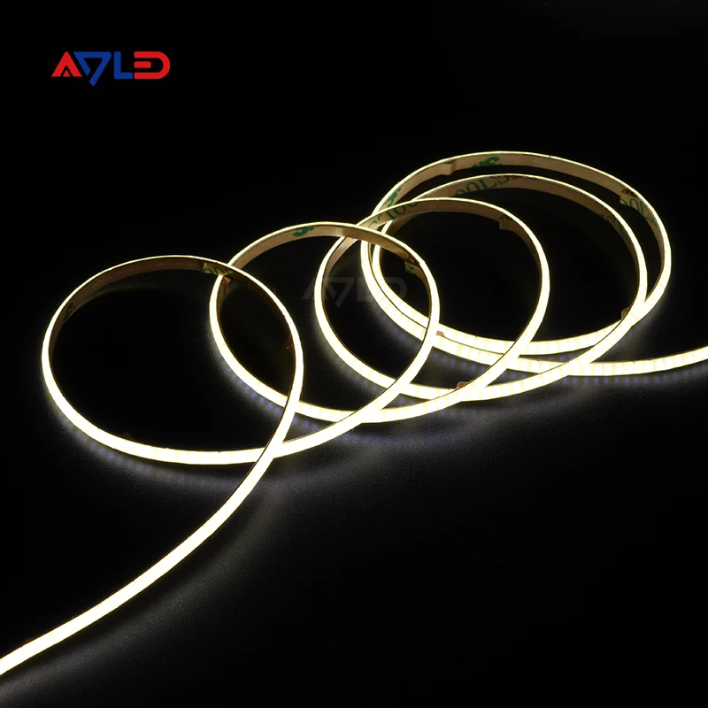3mm Width PCB 3000K,4000K, 5000K 528led/m COB DC12V Flexible LED Strip Light With 3-Year Warranty UL/CE Listed