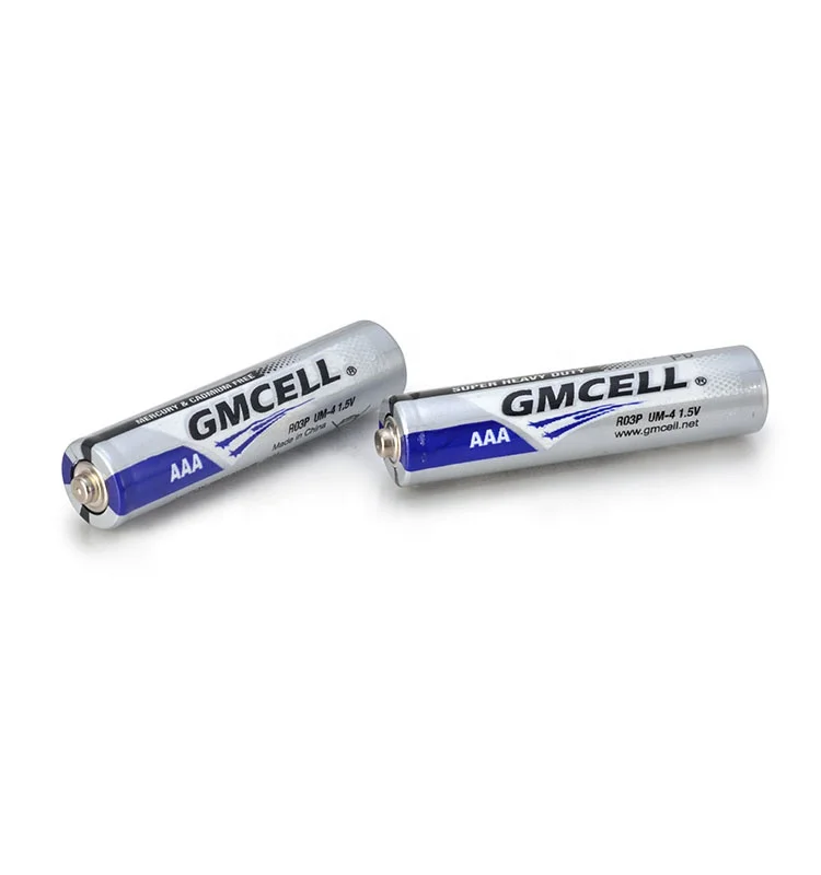 Сверхмощный аккумулятор GMCELL AAA R03P UM-4 сухой