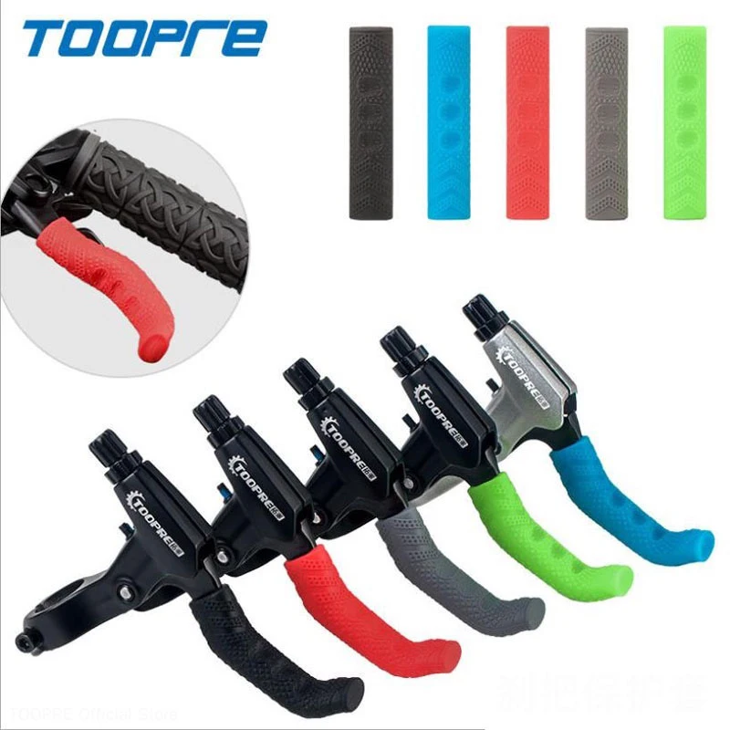 TOOPRE Bicycle 1 Pair Universal Silicone Gel Brake Handle Lever Cover Mountain Road Bike Cycling Protection Cover