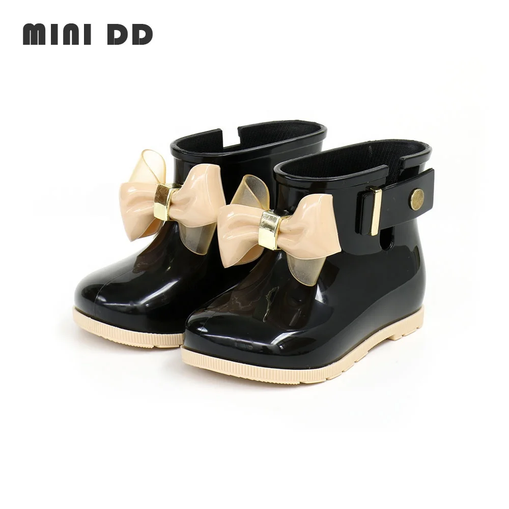 MINI DD Children Summer Water Shoes Toddler Fancy Jelly Boot Wholesale Jelly Shoes Kids Water Shoes Ankle Jelly Rain Boot