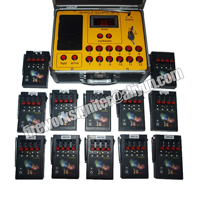 Горячая Распродажа, 48 сигналов, система дистанционного управления обжигом, беспроводная система зажигания для вечеринки, свадьбы, сцены, холодных помещений, фейерверков