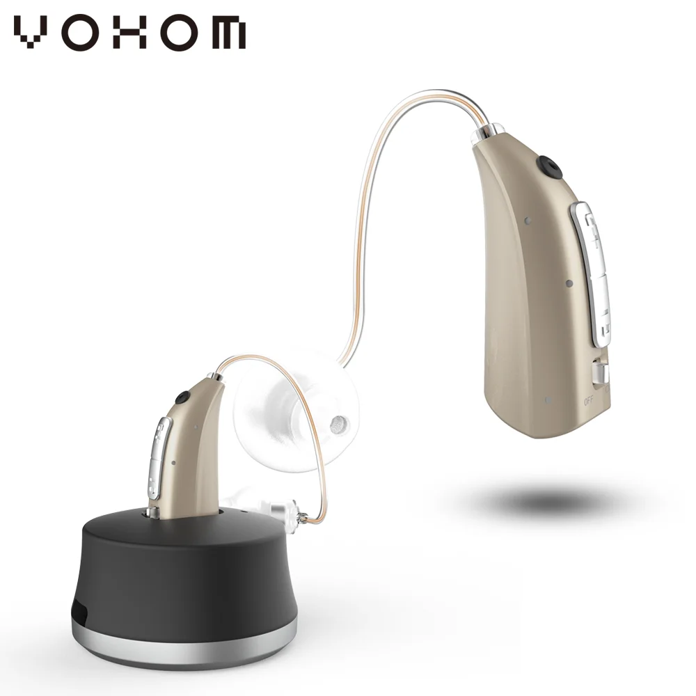 VOHOM Rechargeable hearing protection with microphone true tws - hearing aids for deafness