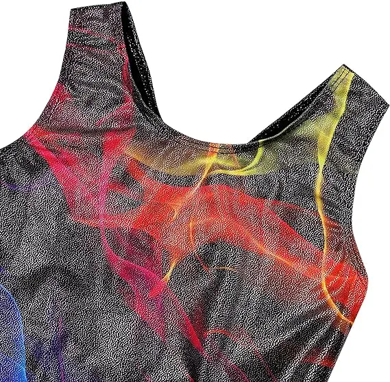 leotard gymnastics rhythmic organic cotton leotards kids leotardos para patinaje nias training big low o neck collar