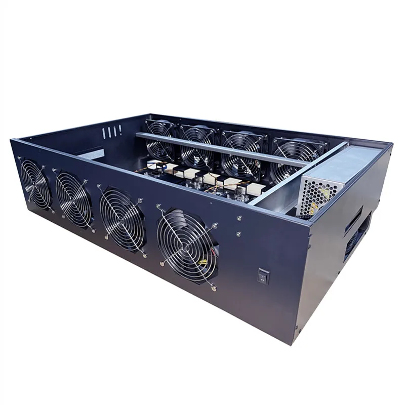 Бесшумная защита для воды 8 вентиляторов b85 gpu бесшумный корпус 8gpu рамка хранения