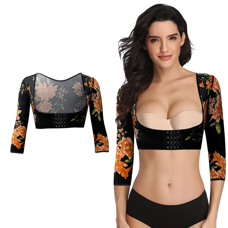 Chest Support Shaper Shapewear High Compression Arm Upper Trainer Colombianas Fajas