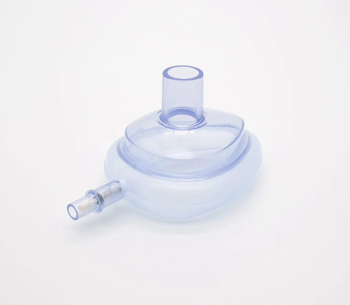 
CE approved hospital use Inflatable pvc disposable anesthesia mask for Adult and Child 