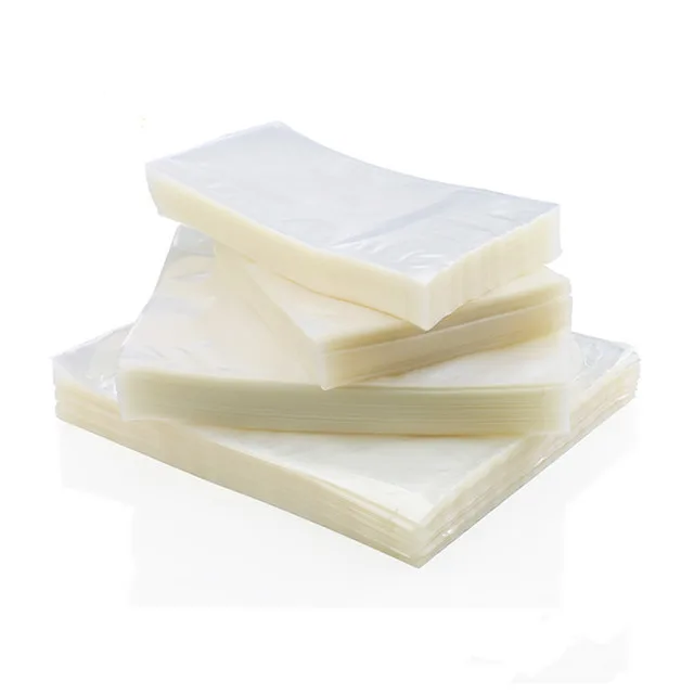 High quality strong barrier nylon 3 sides sealed vacuum bag frozen food packaging plastic bag with custom logo