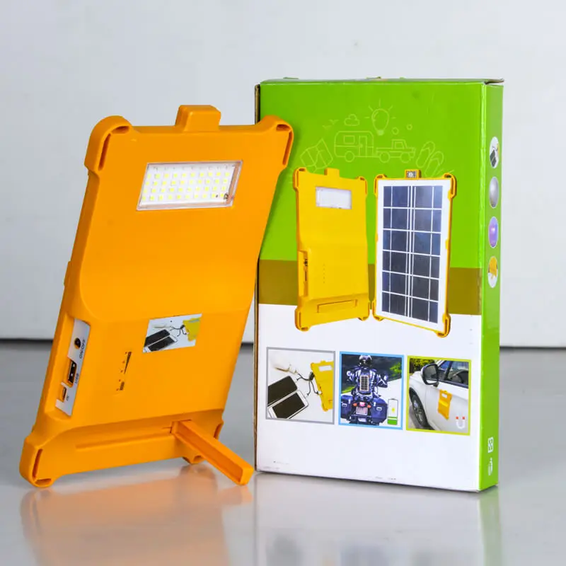 
YANGFA Backpacker Green IP65 Waterproof 3W Rechargeable Solar Power Bank LED Solar Camping Light 