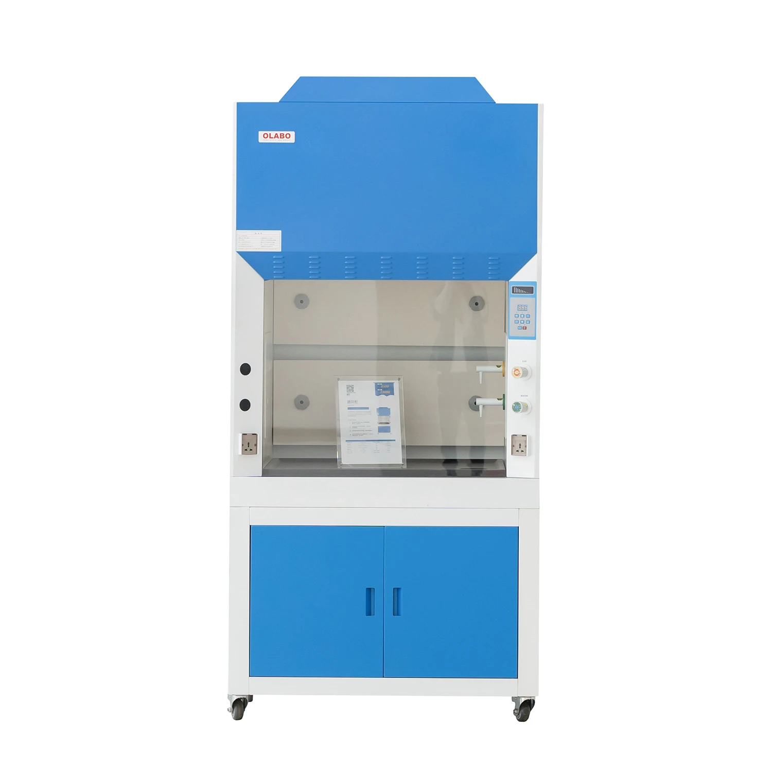 OLABO Full steel structure Lab Chemical Fume Hood for 1 person working laboratory furniture