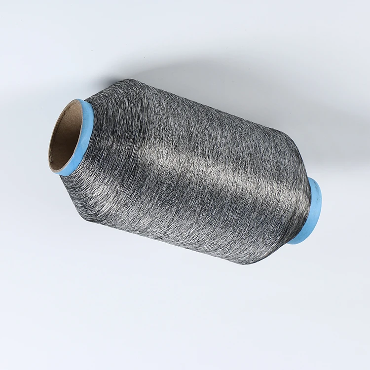 White Filament 100% 100D Denier FDY Recycled 300D Polyester Weaving Ribbon Woven Label Recycle   Yarn