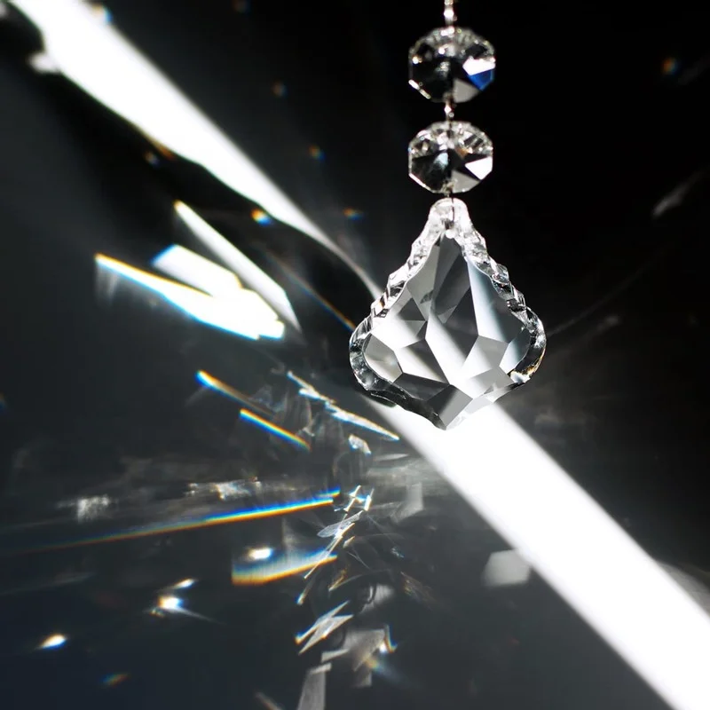 Wholesale various styles clear crystal glass drops prisms pendants for suncatcher and chandelier