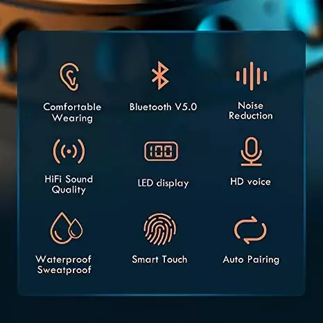 Bluetooth Headphones Wireless Earbuds in ear Headphones fone de ouvido e Gaming Wireless Bluetooth Earphones & Headphones