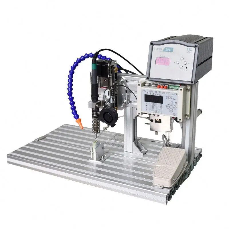 Factory exports Semi automatic foot-operated semi-automatic soldering machine USB data cable making machine