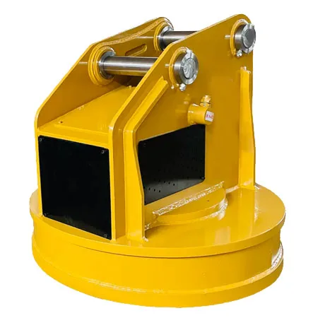 High Quality Excavator Magnetic Sucker Hydraulic Magnet Crane electro magnets