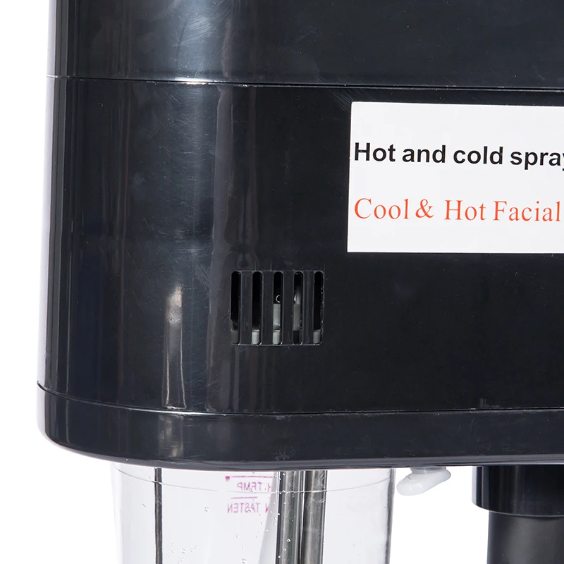Facial spray black color facial steamer hot and cold hair salon spray vapour facial steamer