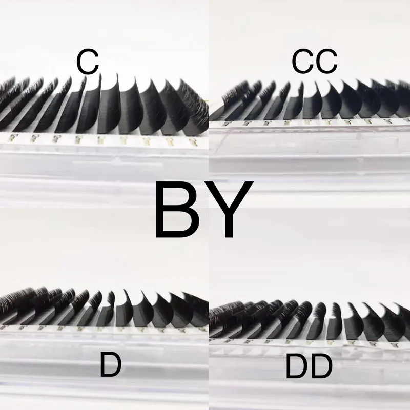 Ballylashes MINK LASH Hybrid Russian Volume Korea False Eyelash OEM Private Label Velour Silk Velvet Dark Lash Extensions Trays