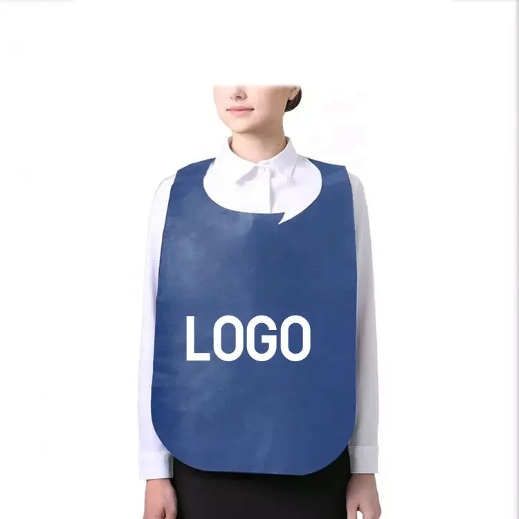 2024 New Style Non-Woven Disposable Aprons Oil-proof Anti-fouling Anti Dirty Kids Cooking Non-woven Children Draw