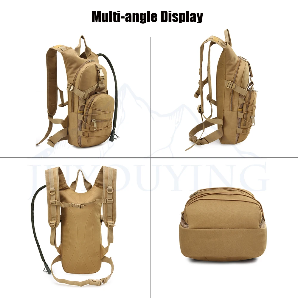 Popular Outdoor Sports Camo Riding Bag Kettle Water Bag Backpack Double Shoulder Backpack Sports Backpack