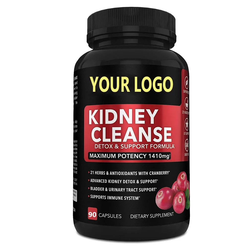 Private Label Kidney Cleanse Detox Capsule Support Kidney & Immune System Detox Support Supplement
