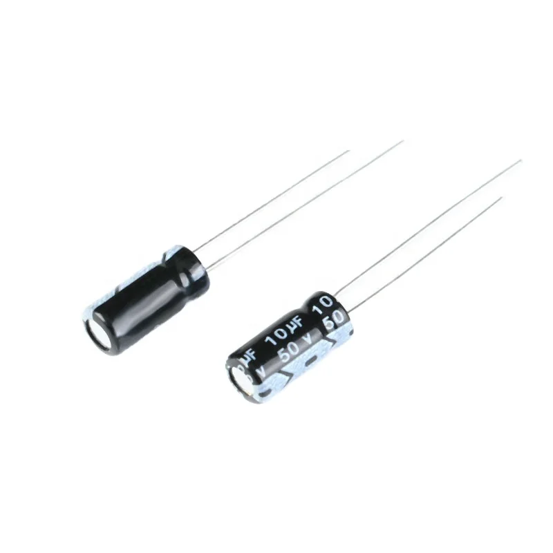 In-line electrolytic capacitor 10UF 10V 16V 25V 35V 50V 100V 250V 400V 450V high quality