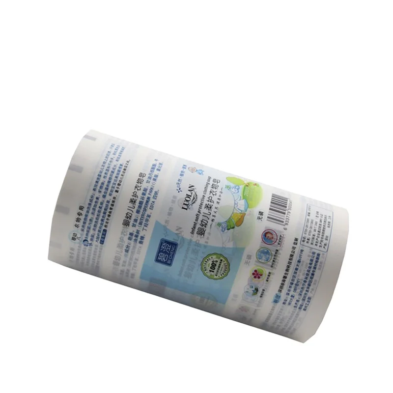 Gravure printed bopp pe composite plastic soap bar packaging film on roll