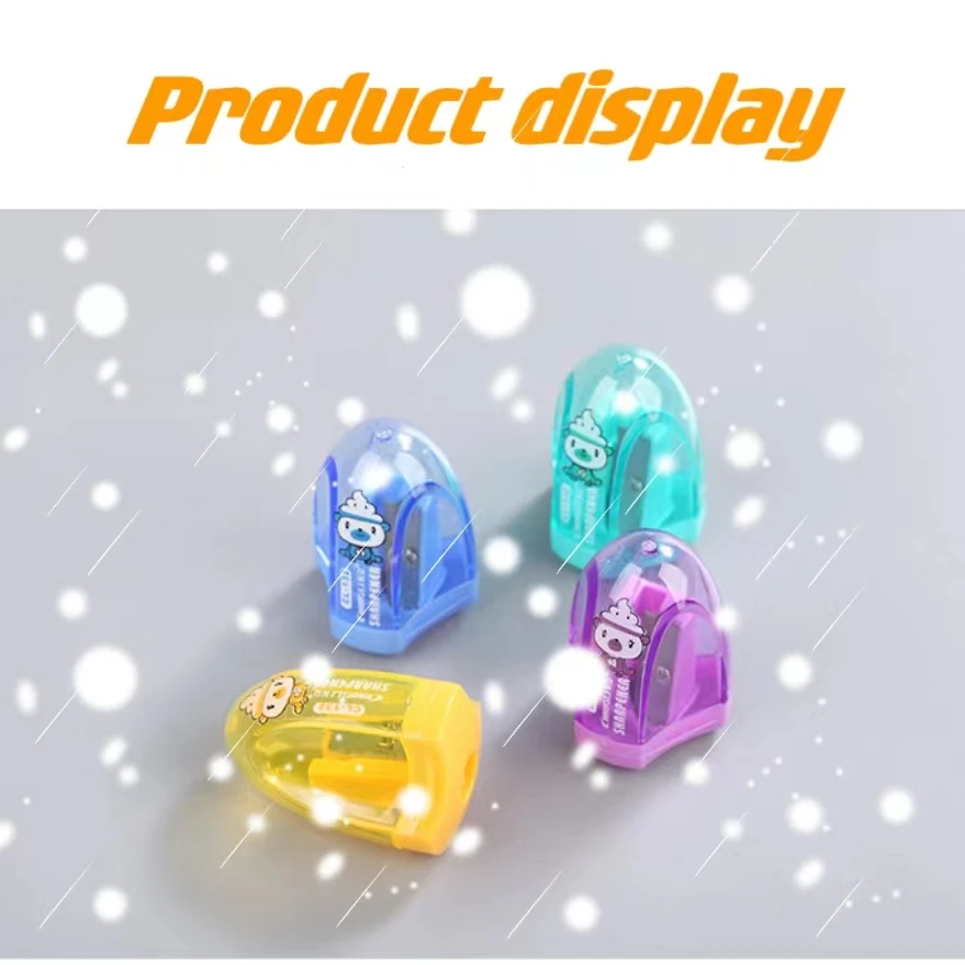 Wholesale student portable manual creative Cute pencil sharpener Mini sharpener