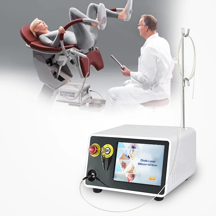 Dual wave 980nm 1470nm diode laser treatment hemorrhoid and hemorrhoid cutting