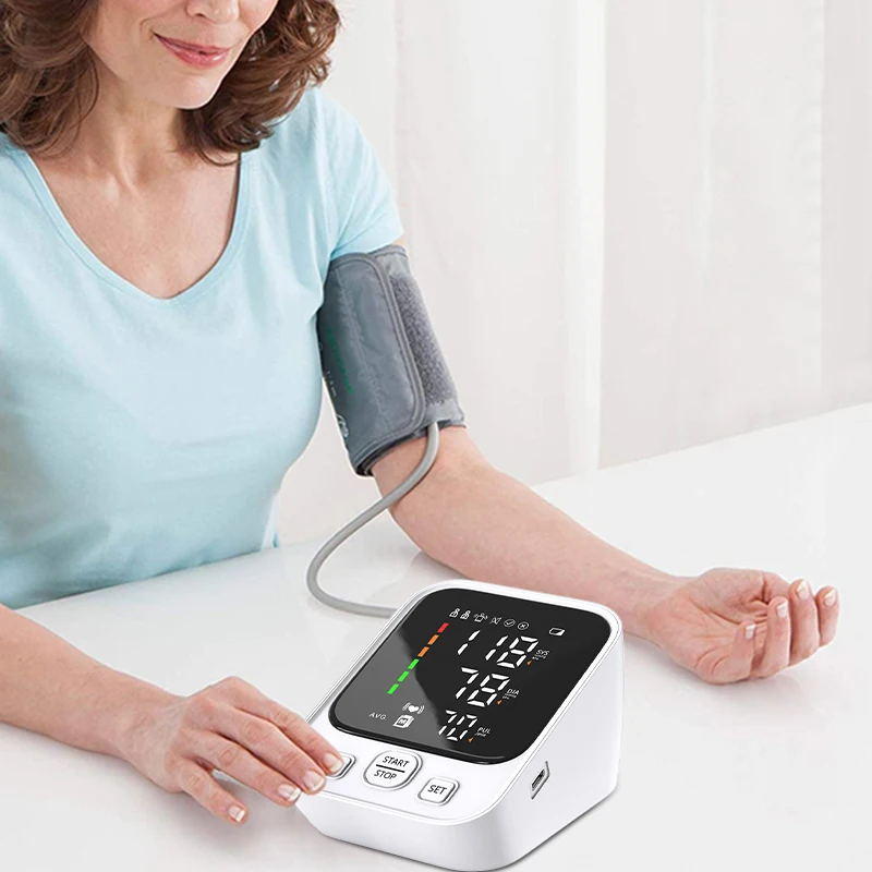 Blood Pressure Monitor Upper Arm Digital Fully Automatic Pulse Measurement Blood Pressure Measurement Large with Large Cuff