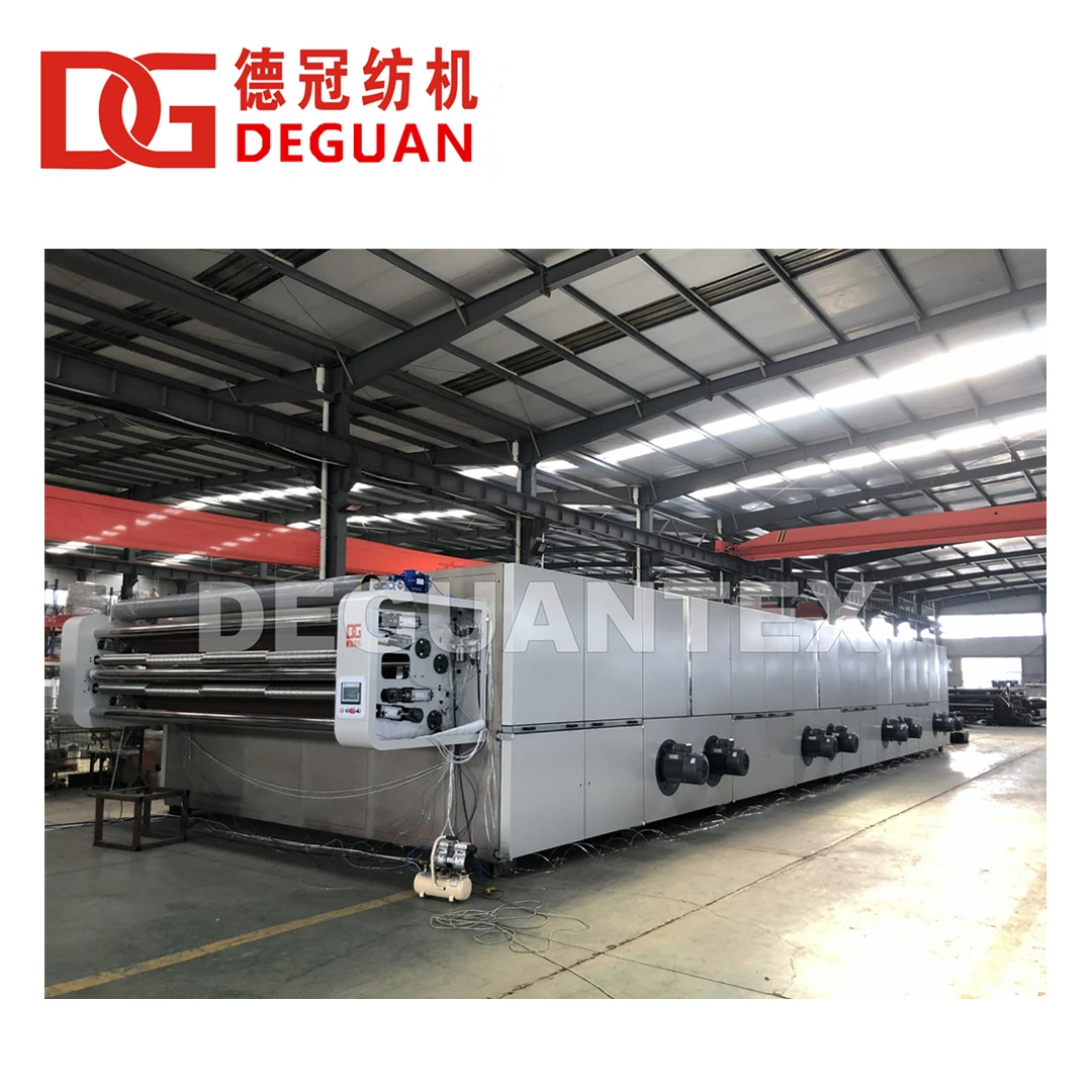 Deguan Textile Finishing Machinery Relax Dryer used for drying cylinder and open-width fabric with three-layer belt