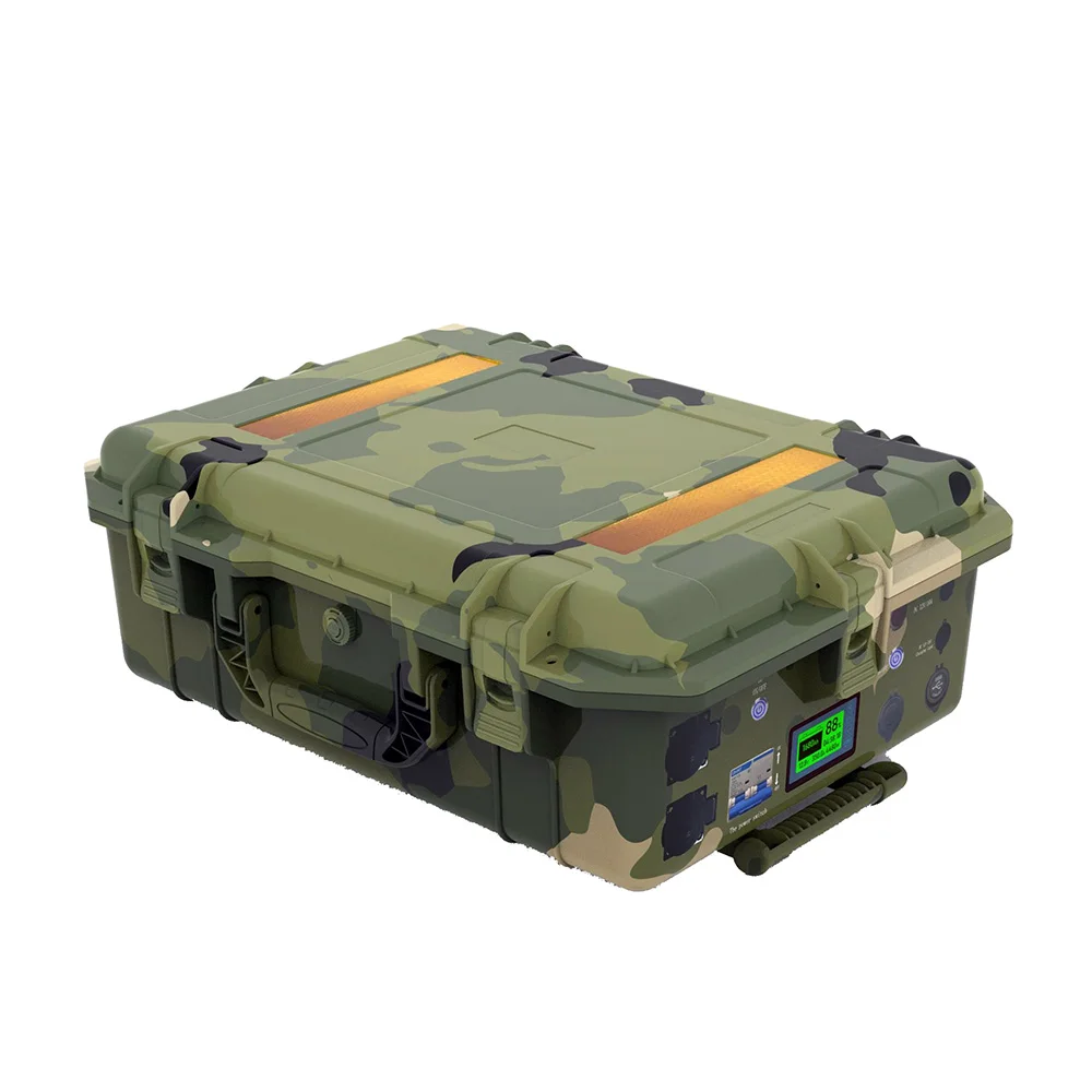 Ac European Standard Camping Outdoor Party Emergency Portable Power Station Solar Generator 5000W For Cooker Car Refrigerator