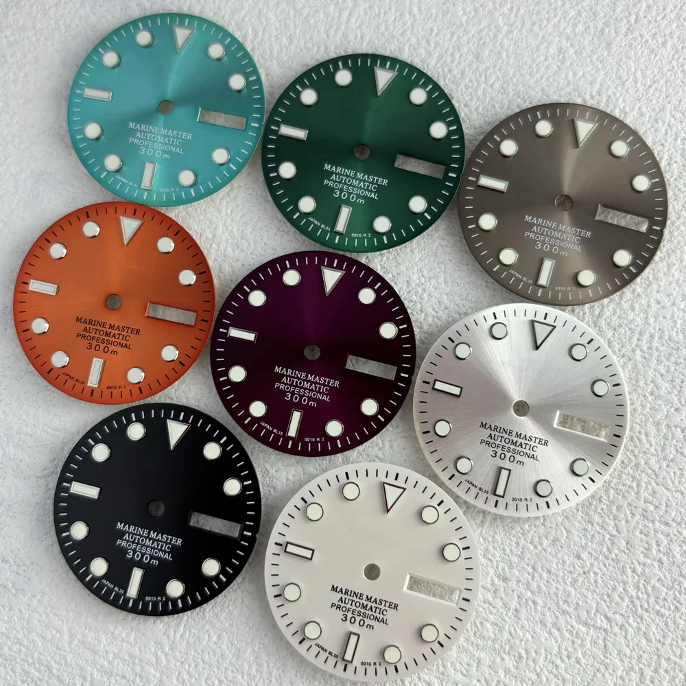 Custom High Quality 28.5mm Modified Sun Patterned NH35/NH36 Dial Watch Accessories Custom Watch dial custom  logo
