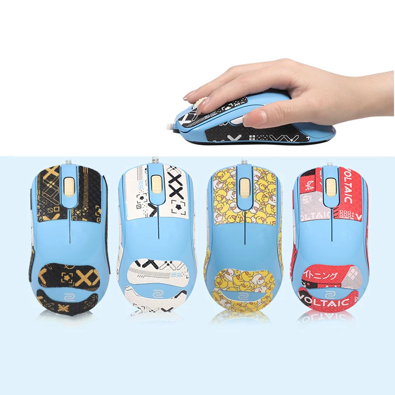 Printed Suede Full / Half cover Mice Sticker Anti-Slip Mouse sticker For ZOWIE Fk1-b fk2-b Mouse