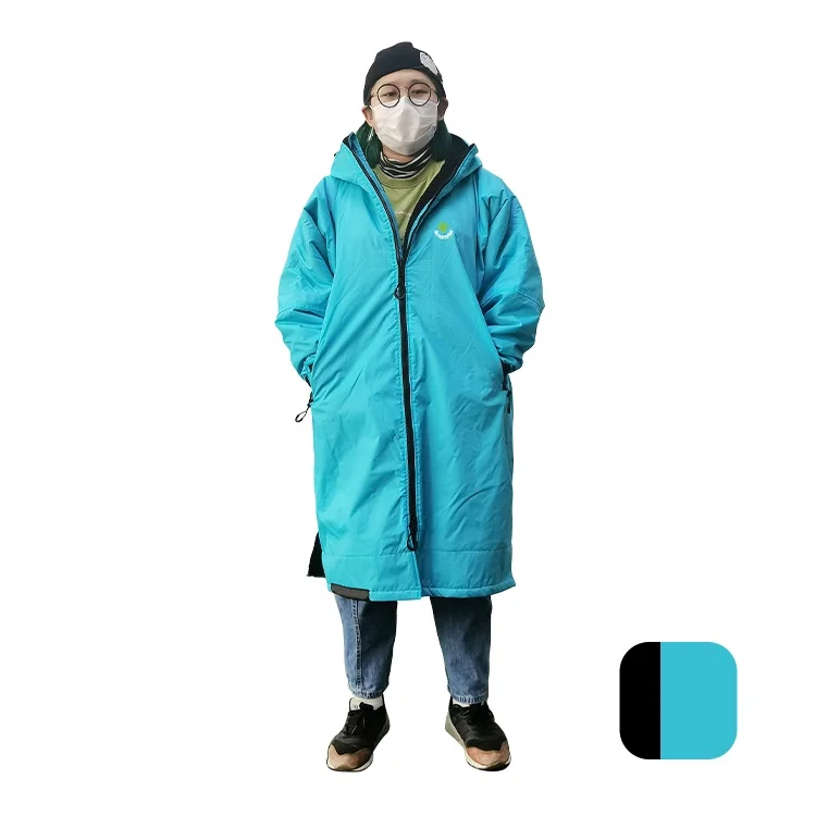 Long Sleeve Change Robe Stay Warm Windproof Waterproof Oversized Poncho Swimming Surfing change robe