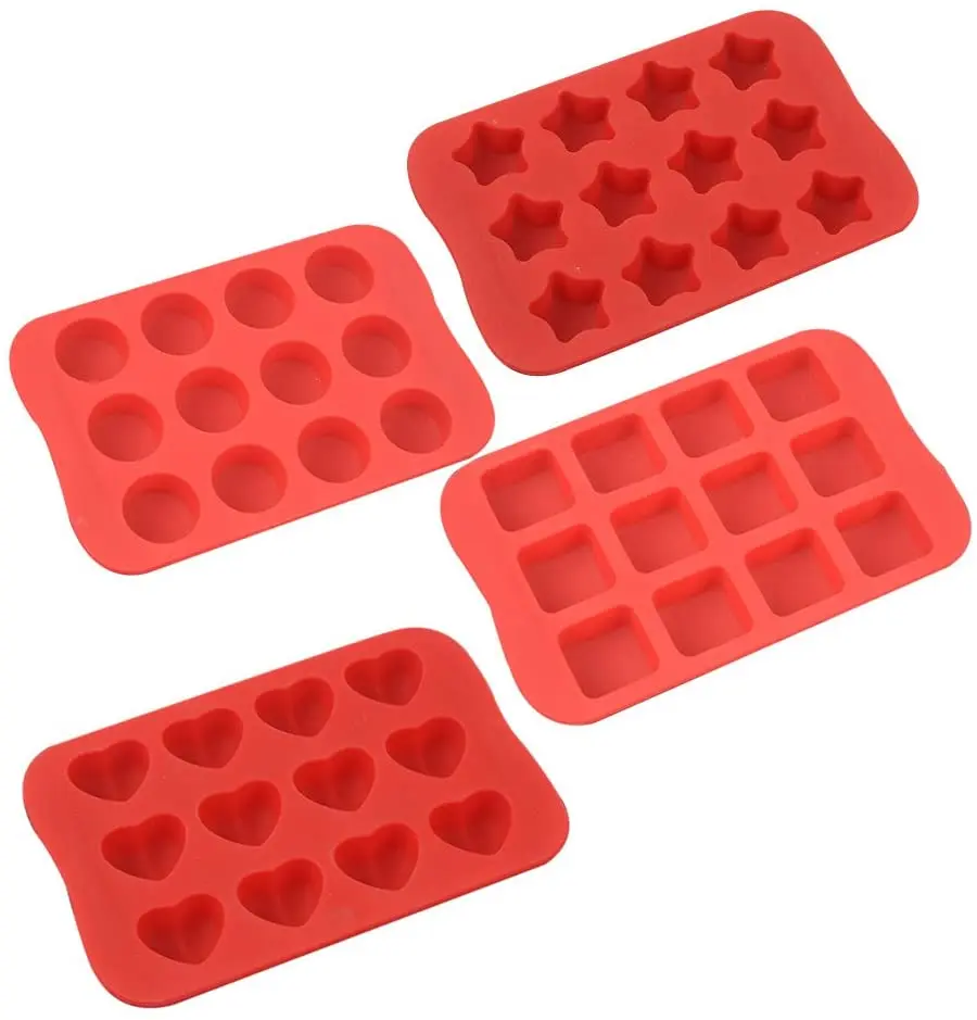 2021 factory price hot sale  4 pieces eco friendly silicone mold non stick  Baking Mold for wholesale (1600065789449)