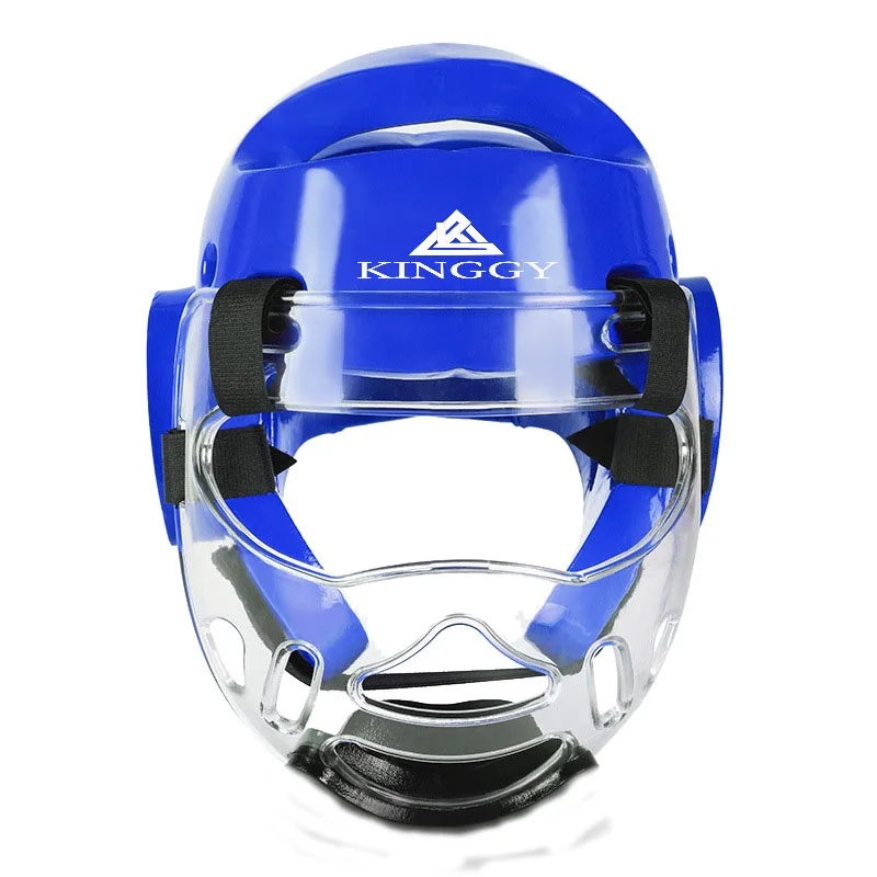Wholesale Taekwondo Helmets Wholesale Parenting Training Protective Equipment Taekwondo Head Protector NBR Detachable Face Mask