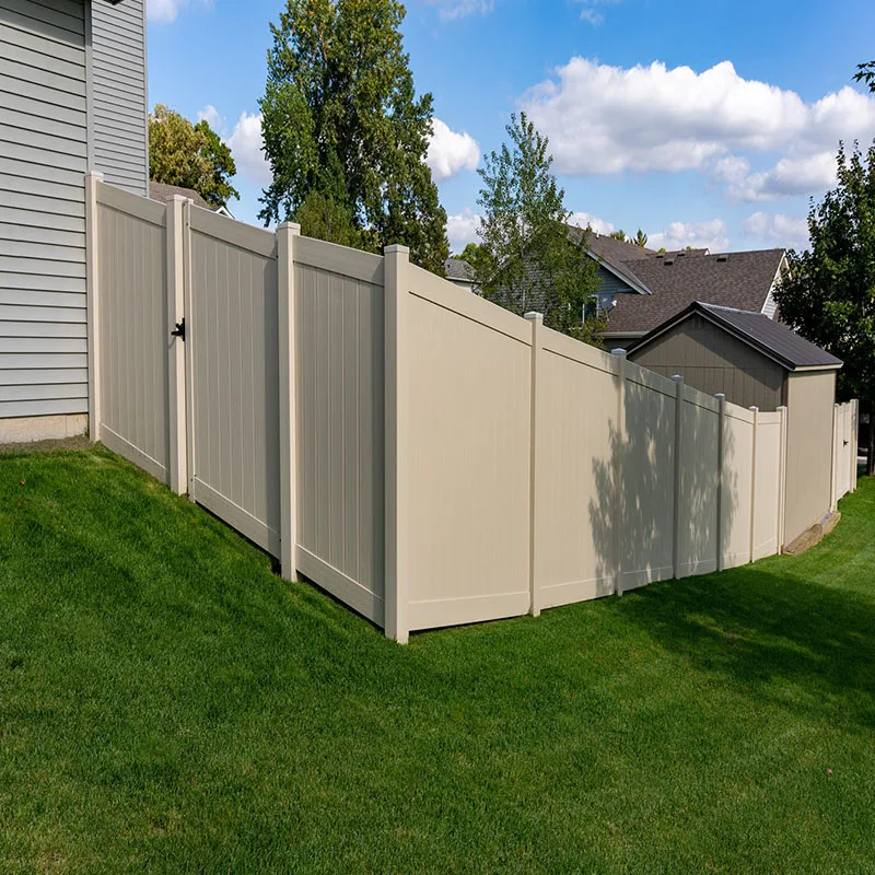 UV Protection White Cheap PVC Vinyl Privacy Fence Panel for Garden and Home