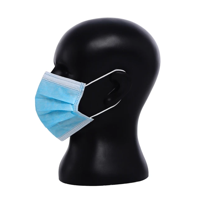 China Supplier 3 ply Medical Face Mask Disposable Industrial Dust Protective Mask Non Woven