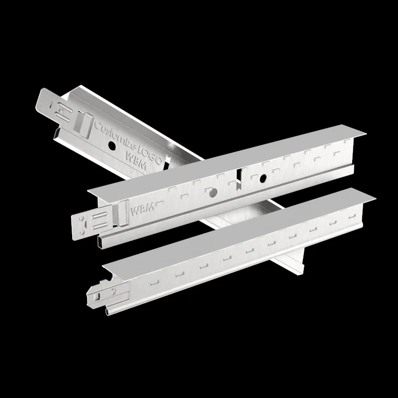 T-24 Gypsum Board Mineral Fiber Board Ceiling Frame  suspended galvanized ceiling t grid components T bar ceiling grid