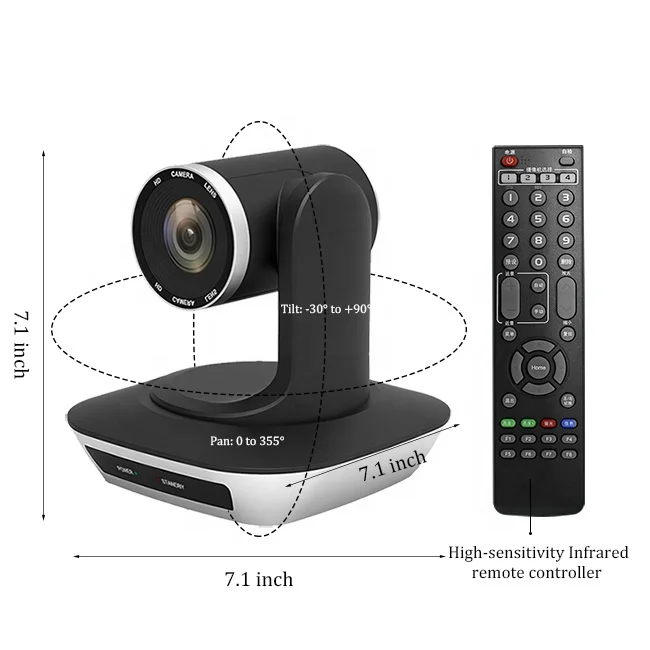 V20H 20X зум видеокамера HD 1080P 60 угловая камера экшн-видеоконференций лучшая веб-камера для