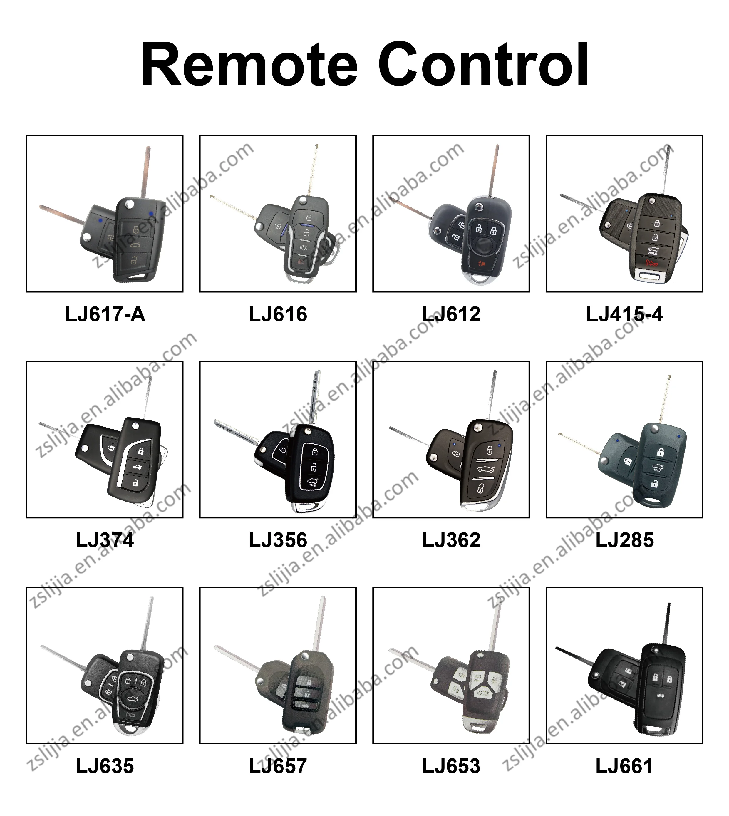 NTO Protective Three Buttons Remote Blank Universal Car Key Case Cover Chain Vehicle Keys Programmer For Toyota